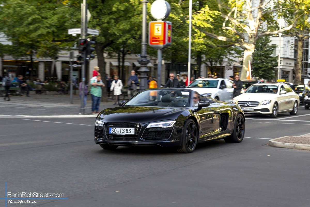 Audi R8 V10 Spyder (2013) spotted in Berlin — BerlinRichStreets
